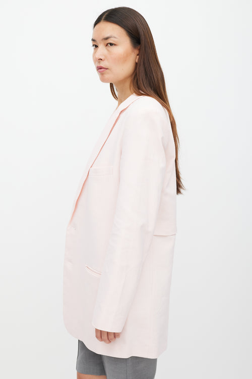 Tibi Pink Three Pocket Blazer