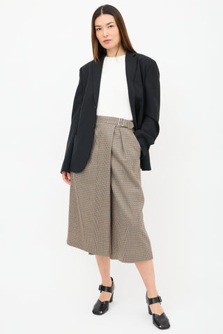 Tibi Wool Houndstooth Culotte