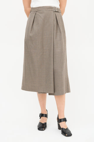 Tibi Wool Houndstooth Culotte