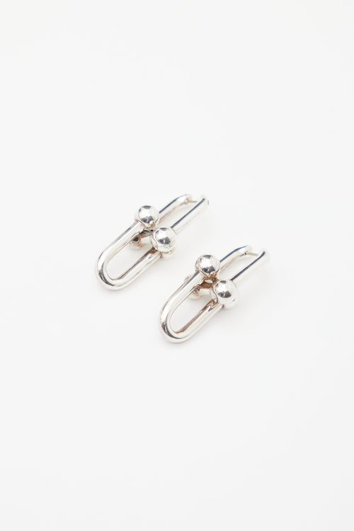 Tiffany 
Co. Silver Extra Large HardWear Earrings