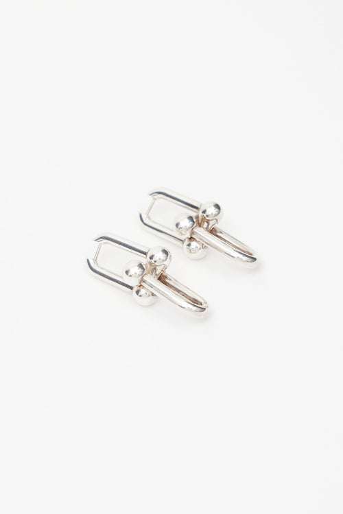 Tiffany 
Co. Silver Extra Large HardWear Earrings