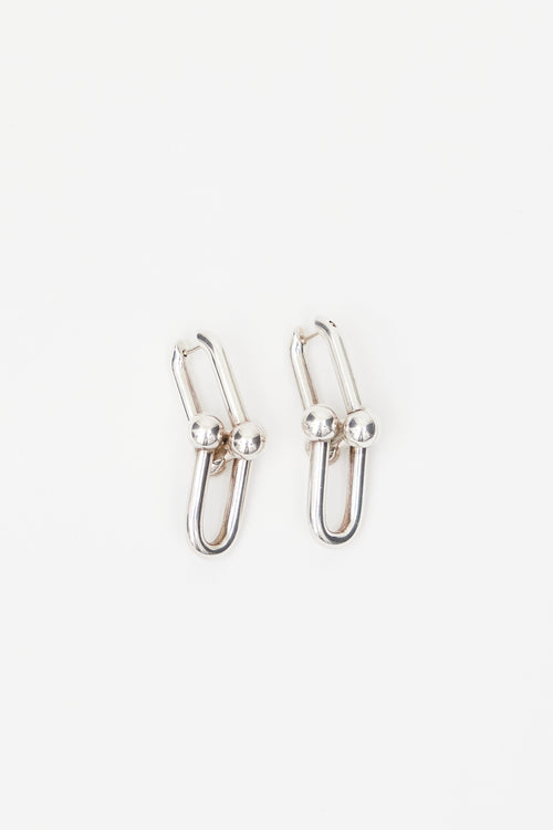 Tiffany 
Co. Silver Extra Large HardWear Earrings