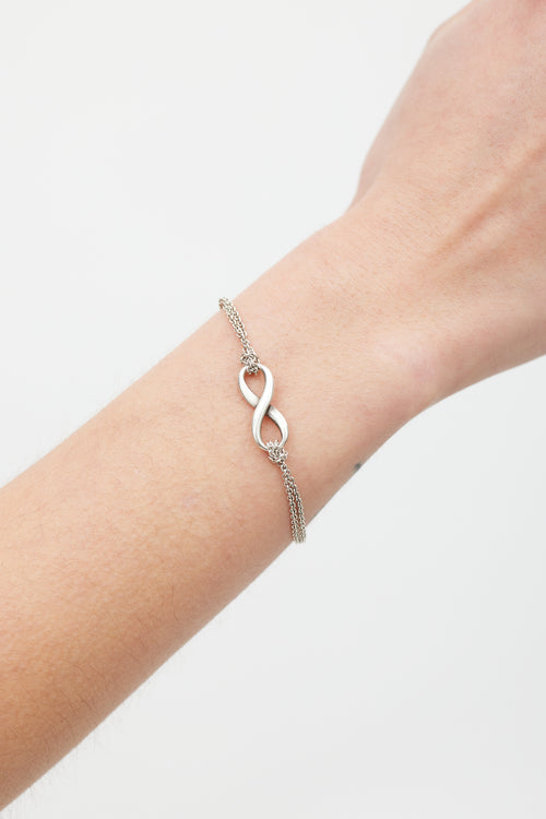 Tiffany 
Co. Sterling Silver Infinity Bracelet