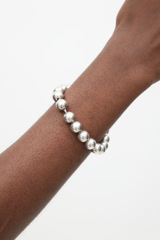 Tiffany 
Co. Sterling Silver HardWear Ball Bracelet