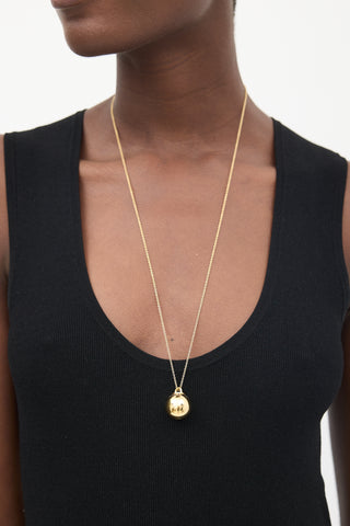 Tiffany 
Co. 18K Gold HardWear Ball Chain Necklace