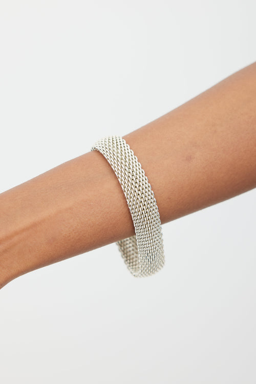 Tiffany 
Co. Silver Somerset Mesh Bracelet