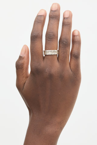 Tiffany 
Co. Sterling Silver Atlas Groove Ring