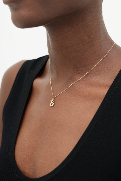 Tiffany 
Co. 18K Gold 
Pendant Necklace