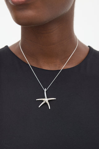 Tiffany 
Co. X Elsa Peretti Sterling Silver Star Necklace