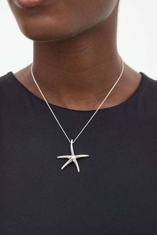 Tiffany 
Co. X Elsa Peretti Sterling Silver Star Necklace