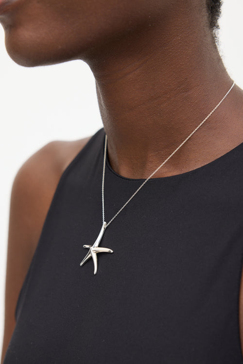 Tiffany 
Co. X Elsa Peretti Sterling Silver Star Necklace