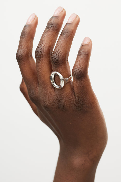 Tiffany 
Co. x Elsa Peretti Silver Sevillana Ring