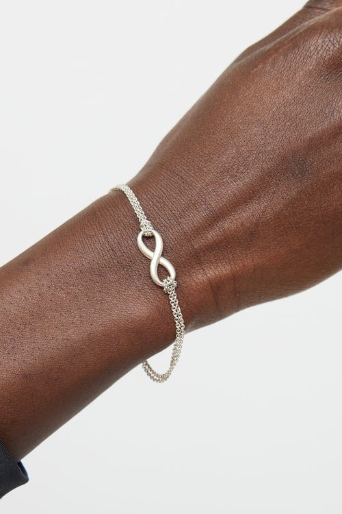 Tiffany 
Co. Sterling Silver Infinity Bracelet