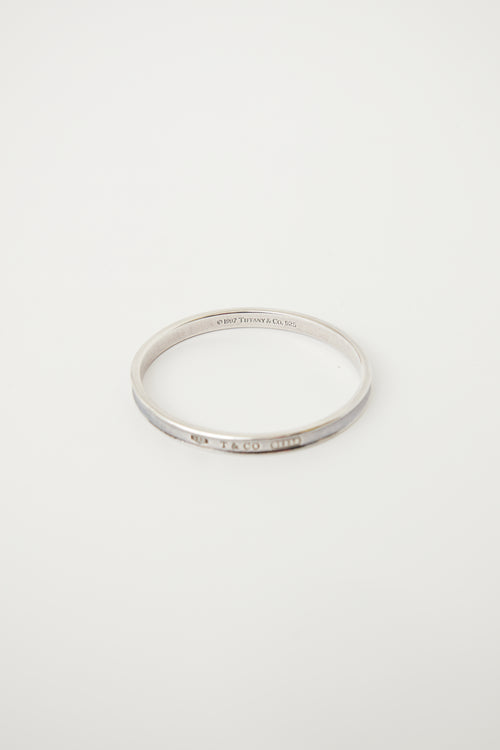 Sterling Silver 1837 Narrow Bangle Bracelet