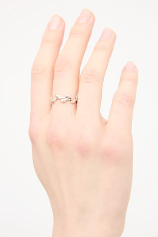 Tiffany 
Co. Sterling Silver Olive Leaf Ring