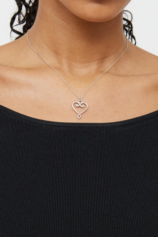 Tiffany 
Co. Sterling Silver Venezia Heart Necklace