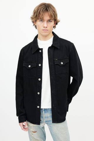 Tiger of Sweden Black Get Denim Shirt Jacket