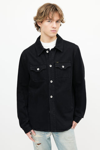 Tiger of Sweden Black Get Denim Shirt Jacket