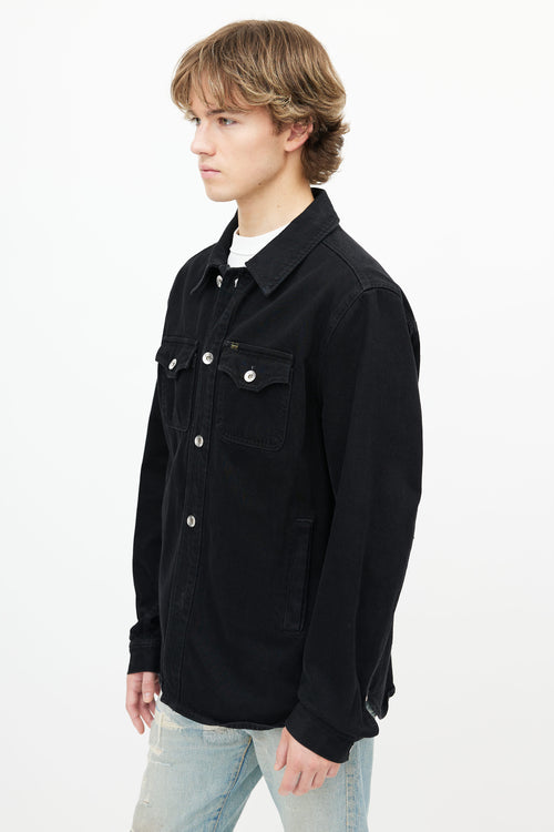 Tiger of Sweden Black Get Denim Shirt Jacket