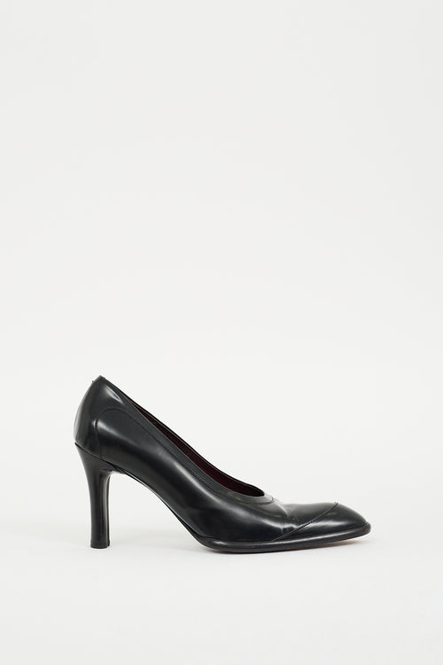 Tod
s Black Leather Pump