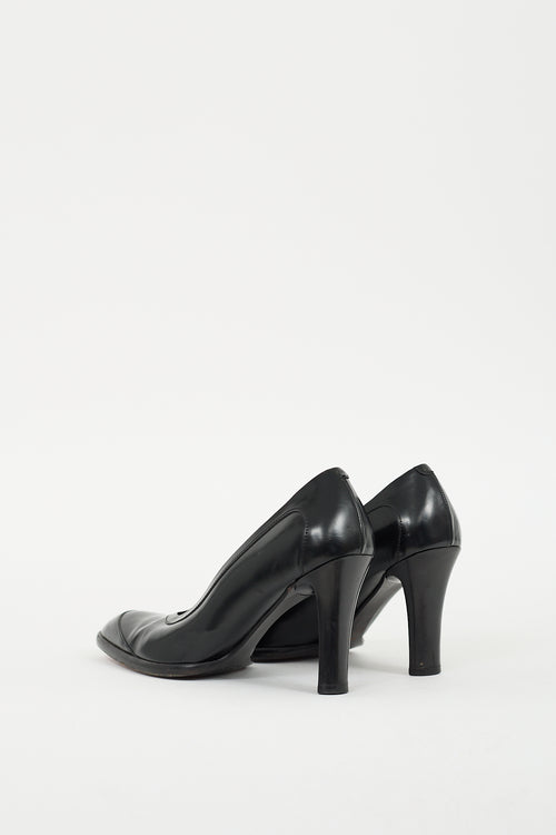 Tod
s Black Leather Pump