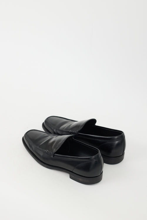 Tod
s Black Leather Loafer