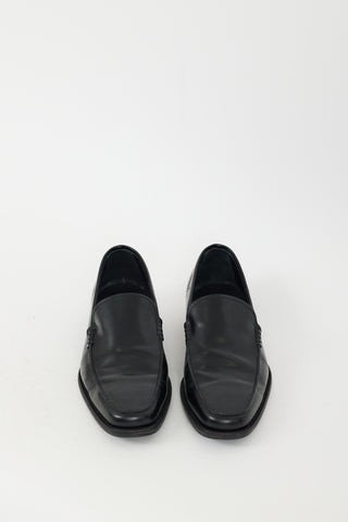 Tod
s Black Leather Loafer