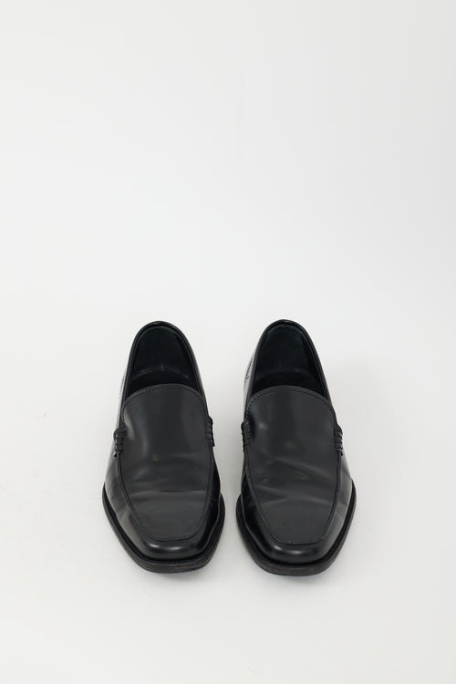 Tod
s Black Leather Loafer