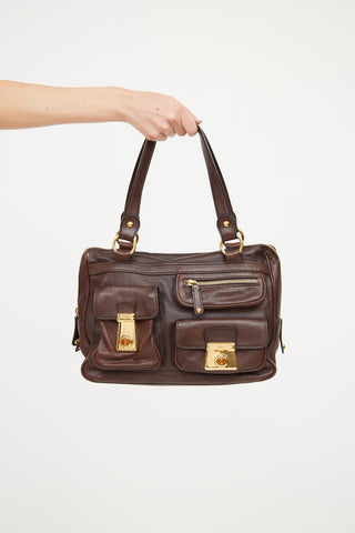 Tod
s Brown Leather Travolla Media Bag