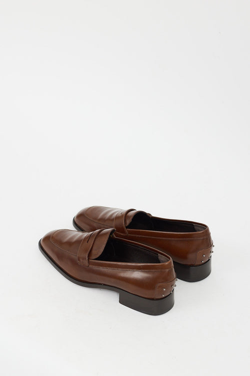 Tod
s Brown Leather Penny Loafer