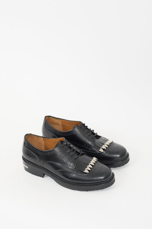 Toga Virilis Black Polished Leather Derby