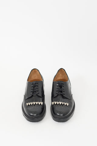 Toga Virilis Black Polished Leather Derby