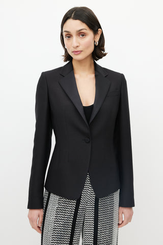 Tom Ford Black Satin Blazer