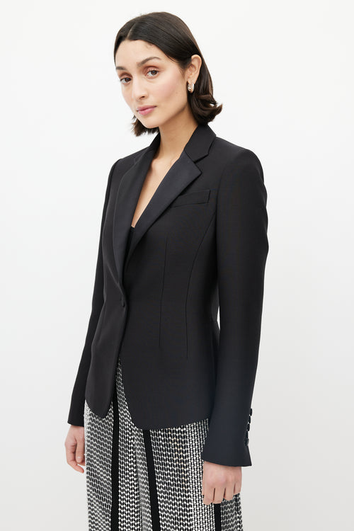 Tom Ford Black Satin Blazer