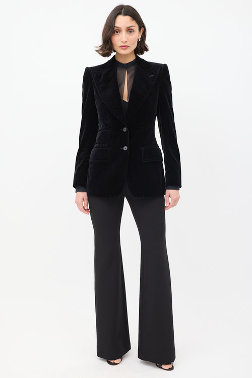 Tom Ford Black Velvet Tuxedo Blazer