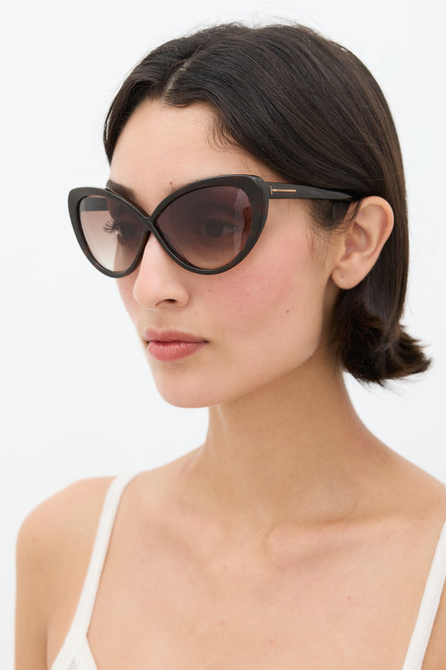 Tom Ford Brown TF253 Tapered Sunglasses