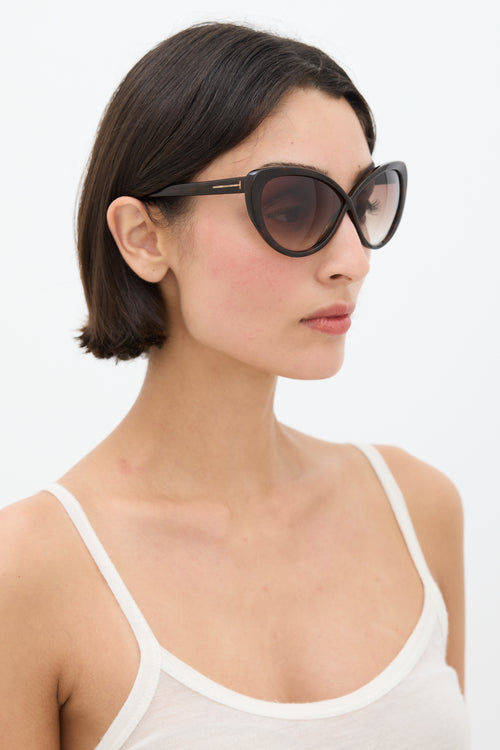 Tom Ford Brown TF253 Tapered Sunglasses