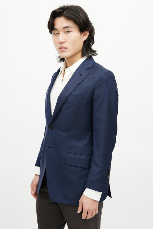 Tom Ford Navy Wool Four Pocket Blazer