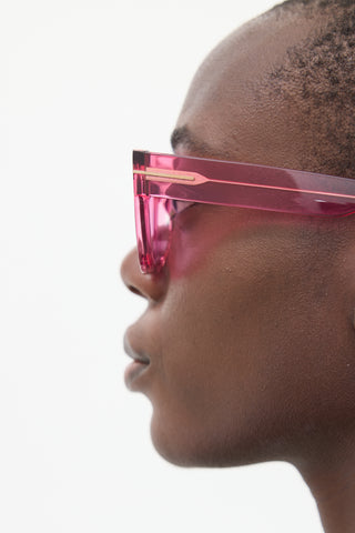 Tom Ford Pink TF711 Wayfarer Sunglasses