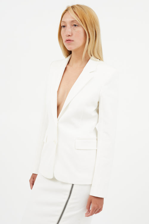 Tom Ford White Crepe Two Piece Suit