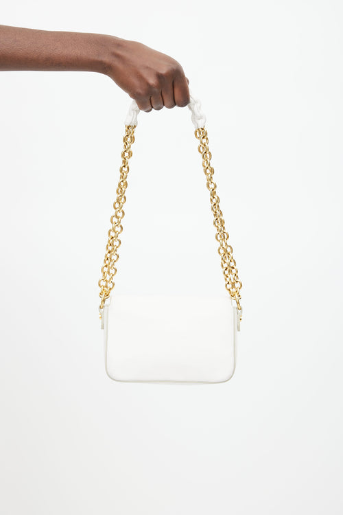 Tom Ford White 
Gold Small Natalia Shoulder Bag