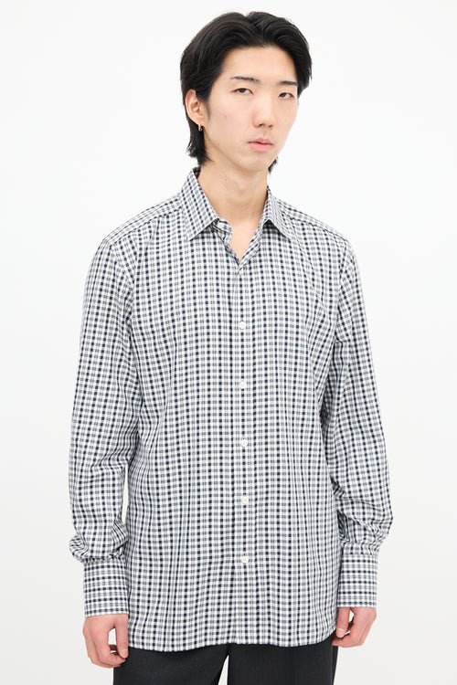 Tom Ford Gingham Check Shirt