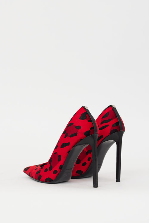 Tom Ford Red Printed Heel