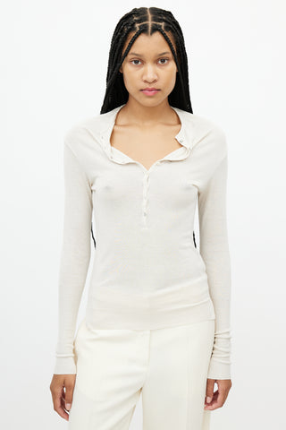 Totême Beige Amirat Longsleeve Top