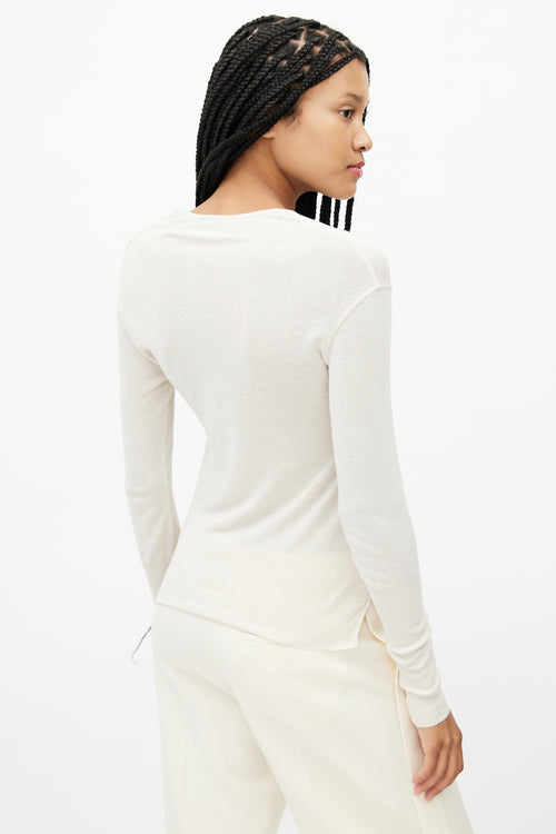 Totême Beige Amirat Longsleeve Top