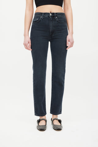 Totême Washed Black Regular Fit Jeans