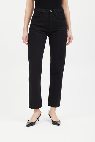 Totême Black Original High Rise Jeans