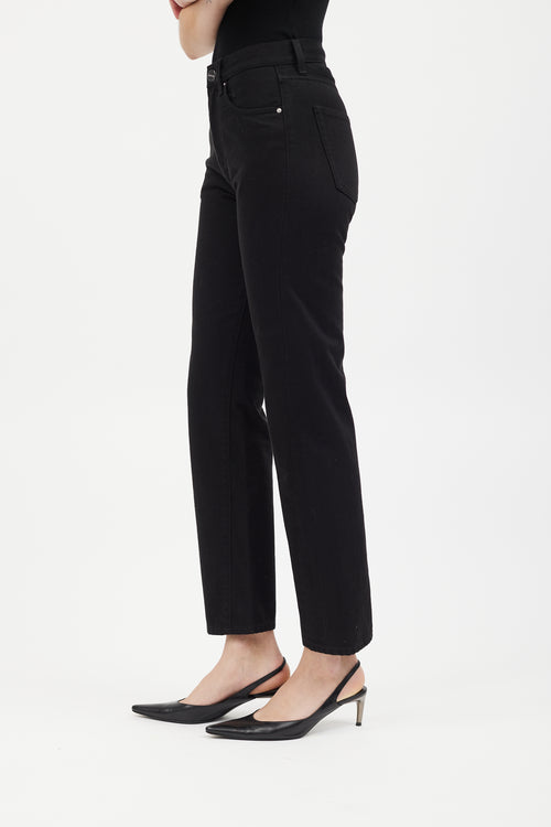 Totême Black Original High Rise Jeans