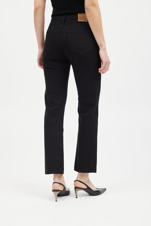 Totême Black Original High Rise Jeans