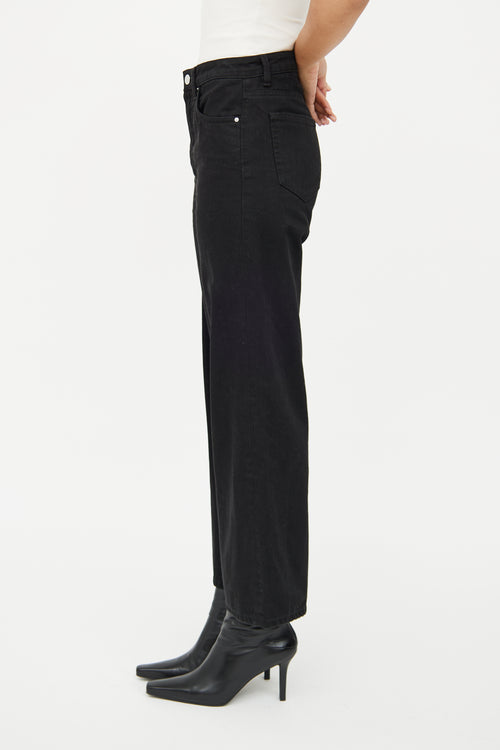 Toteme Black Wash Wide Leg Jean